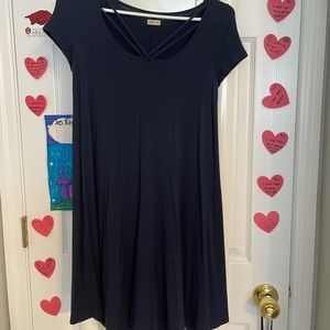 Navy Blue Hollister Tshirt Dress